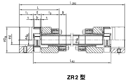 KTR ROTEX-GS ZR2型中间轴联轴器