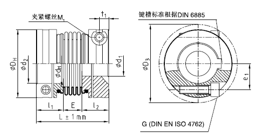 (KTR TOOLFLEX S型波纹管联轴器,TOOLFLEX 波纹管联轴器,TOOLFLEX S型联轴器)